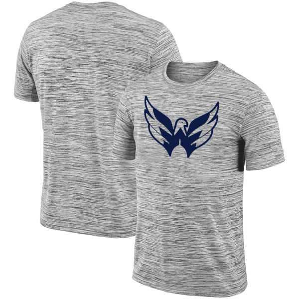 Washington Capitals 2018 Heathered Black Sideline Legend Velocity Travel Performance T-Shirt,We sell and wholesale Washington Capitals 2018 Heathered Black Sideline Legend Velocity Travel Performance T-Shirt on line form chian!